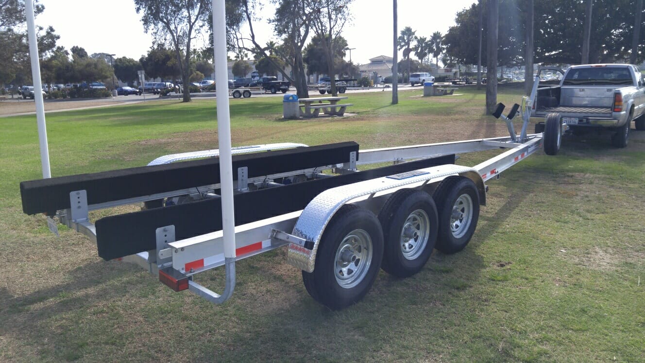 California Coaster 18KHD 28′31′ boat trailer for sale Western Boat Trailer